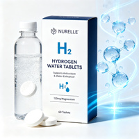 Comprimés d'eau hydrogénée 120 mg de magnésium H2 moléculaire à dissolution rapide, antioxydant, supplément d'hydratation pour l'endurance, 60 unités, sans OGM