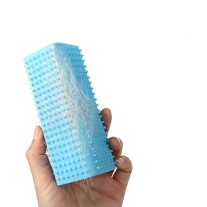 <b>Silicone</b> Pet Massage Brush Set For Dogs Cats Soft Bristles Deep Cleaning Bathing <b>Tool</b> Colorful Non Slip Design - Product Image 6