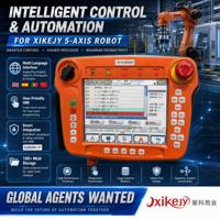 5 Eksenli İki Teleskopik Kol Servo Robot Özelleştirilebilir Yük Taşıma Kapasitesi Yüksek Çekme Dayanımlı Sertleştirilmiş Çelik Endüstriyel Robot Kolu Ters Çevirme Özelliğiyle Çıkış Yapar