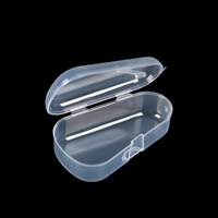 Boîte de rangement en plastique transparente, boîte en PP, vente en gros de contenants en PP, boîte de rangement rectangulaire miniature de haute qualité, vente en gros en vrac