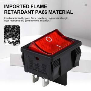 Interruptor Basculante Industrial Iluminado LECI <span class=keywords><strong>de</strong></span> <span class=keywords><strong>Gran</strong></span> Corriente, Impermeable IP41, 10A 250VAC 6A 250V, 50000 Ciclos, 4P SPST/SPDT, Mini Push - Product Image 3