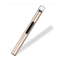 Briquet électrique à arc coupe-vent sans flamme Usb rechargeable double interrupteur de sécurité Briquet électrique à bougie Plasma