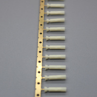 Venta superior Conector RF duradero Pin central Pin de enchufe de latón Chapado en oro Overmolding Pin de plástico y metal
