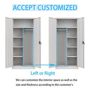 Armario Metálico de 2 Puertas, Mueble de Dormitorio, Armario Personalizado, Armarios, Locker - Product Image 2