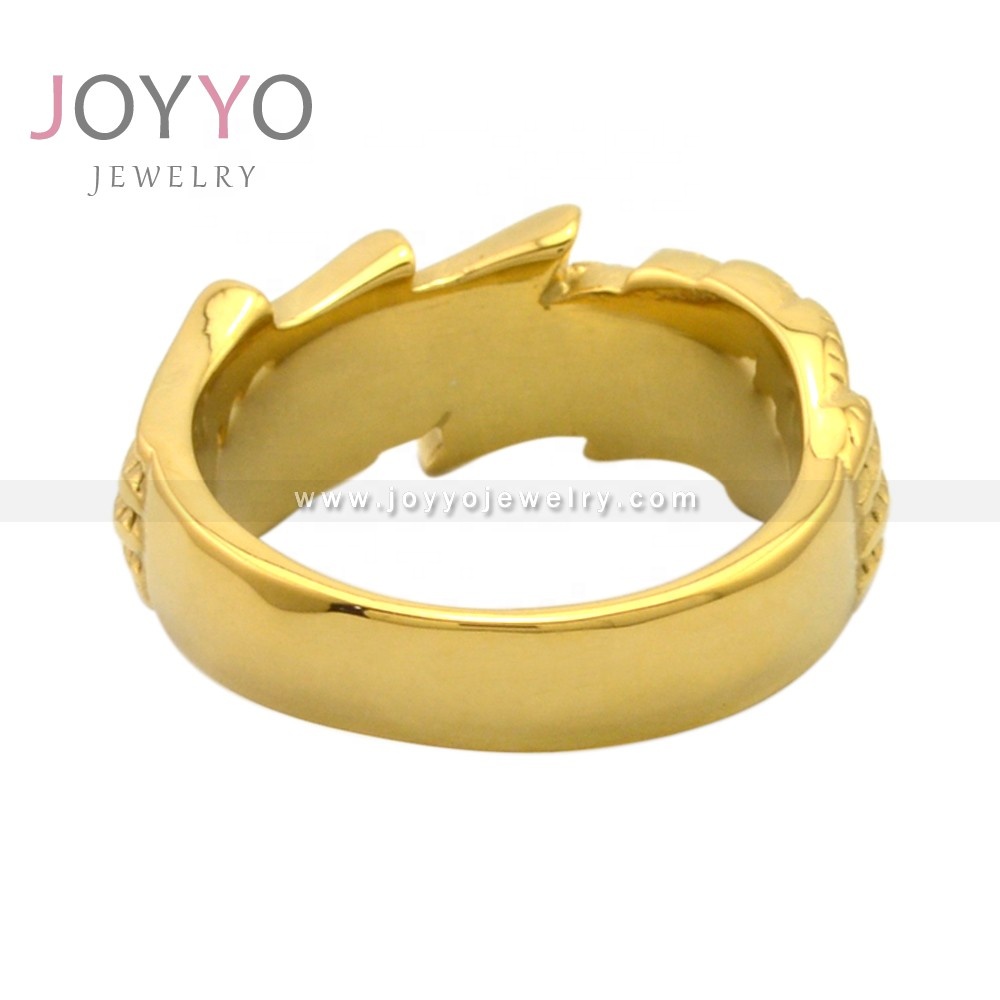 angel wings ring for men