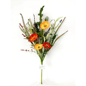 Vente en Gros de Fleurs Artificielles de Printemps Pulvérisation de Coquelicots de Fleurs Sauvages <span class=keywords><strong>Bouquet</strong></span> de Fleurs de Pâques - Product Image 1