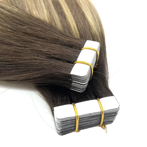 โรงงานขายส่ง Jasminebeauty ราคาโรงงาน ผมแท้รัสเซียแบบ Double Drawn 100% ชนิดเทปติด  แบบมัดเป็นช่อ เกรด 12A ผมดิบแบบเทปติด - Product Image 1