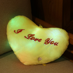 Cojín <span class=keywords><strong>de</strong></span> corazón Led luminoso para el Día <span class=keywords><strong>de</strong></span> <span class=keywords><strong>San</strong></span> Valentín <span class=keywords><strong>de</strong></span> alta calidad, almohada brillante, muñeco <span class=keywords><strong>de</strong></span> peluche, juguetes iluminados, regalo para <span class=keywords><strong>San</strong></span> Valentín, venta al por mayor - Product Image 6