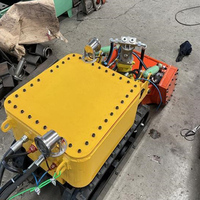 Robot de dragage subaquatique télécommandé à chenilles en caoutchouc tout-terrain avec pompe hydraulique et boîte de vitesses pour boues et sable