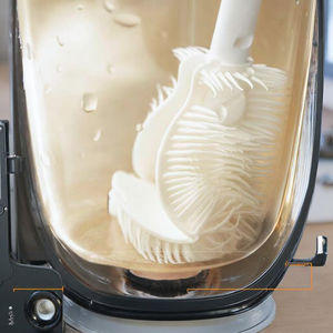 Brosse <span class=keywords><strong>de</strong></span> nettoyage multifonctionnelle en silicone écologique PP pour la cuisson/la cuisson/le barbecue Tête pliable à long manche en plastique - Product Image 1