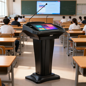 Pupitre podium intelligent Écran de 21.5 pouces Podium numérique interactif Écran tactile LCD Équipement éducatif - Product Image 1
