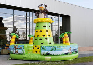WINSUN Jeux de mur d'escalade gonflable personnalisé, tour d'obstacles, trampoline, équipement de mur d'escalade gonflable en forme de rocher, <span class=keywords><strong>location</strong></span> - Product Image 3