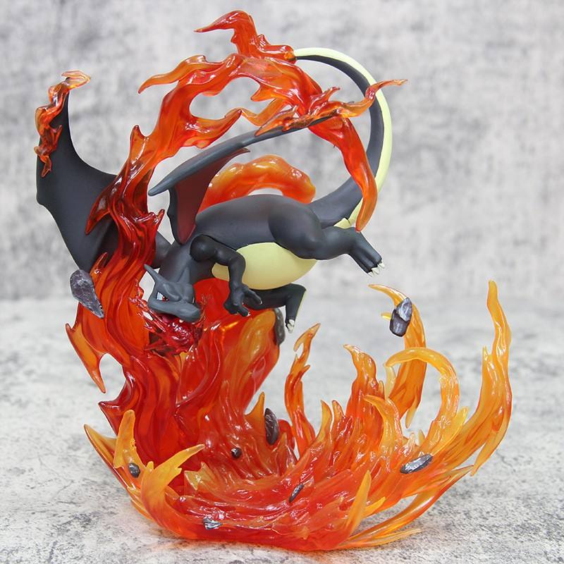 Flame Fire-Breathing Dragon (Black)