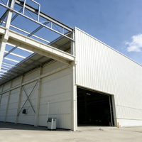 Structure en acier robuste pour entrepôt d'usine et atelier