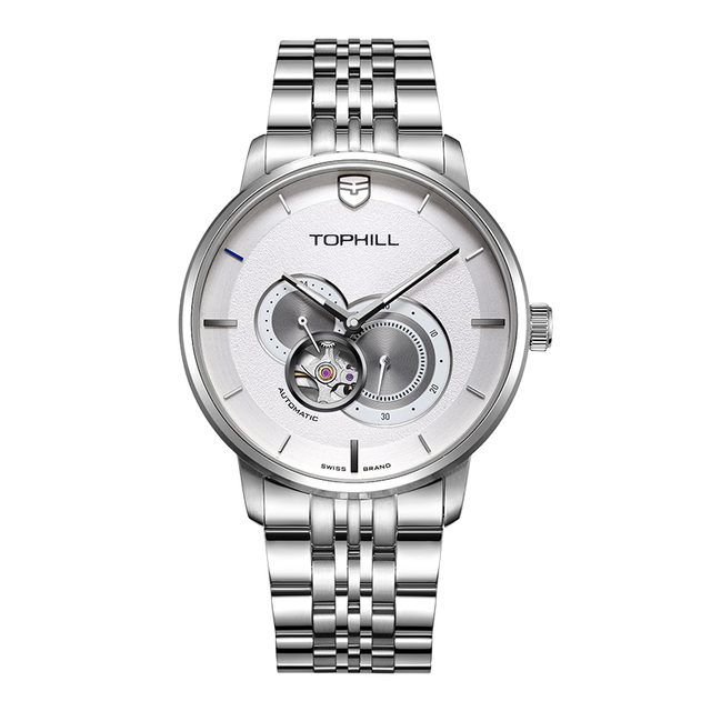 316L Stainless Steel Fashion Ultra-thin Waterproof   Business   Mechanical Watch  High -end  Automatic Watch for Men