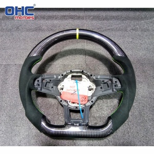 Volante Personalizado de Fibra de Carbono Real con Cuero Perforado/Alcantara para VOLKSWAGEN VW MK7 MK 7.5 GOLF <span class=keywords><strong>GTI</strong></span> 2013-2020 - Product Image 1