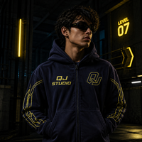 Fabricant de vêtements streetwear personnalisés pour hommes, lavage à l'acide doux, éponge française 100% coton, ensemble short et sweat à capuche de sport baggy