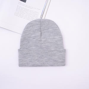 Bonnet noir chaud tricoté thermique Gorras Casquettes hommes femmes Chasse Logo animal personnalisé Chapeaux d'hiver en acrylique Bonnet plus long - Product Image 6