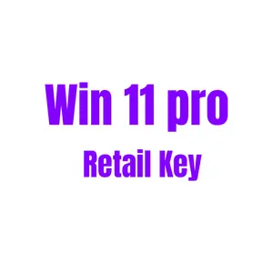 Authentique Win 11 Pro Clé professionnelle de vente au détail 100% Activation en ligne Licence de clé numérique Win 11 Pro Envoyer par e-mail