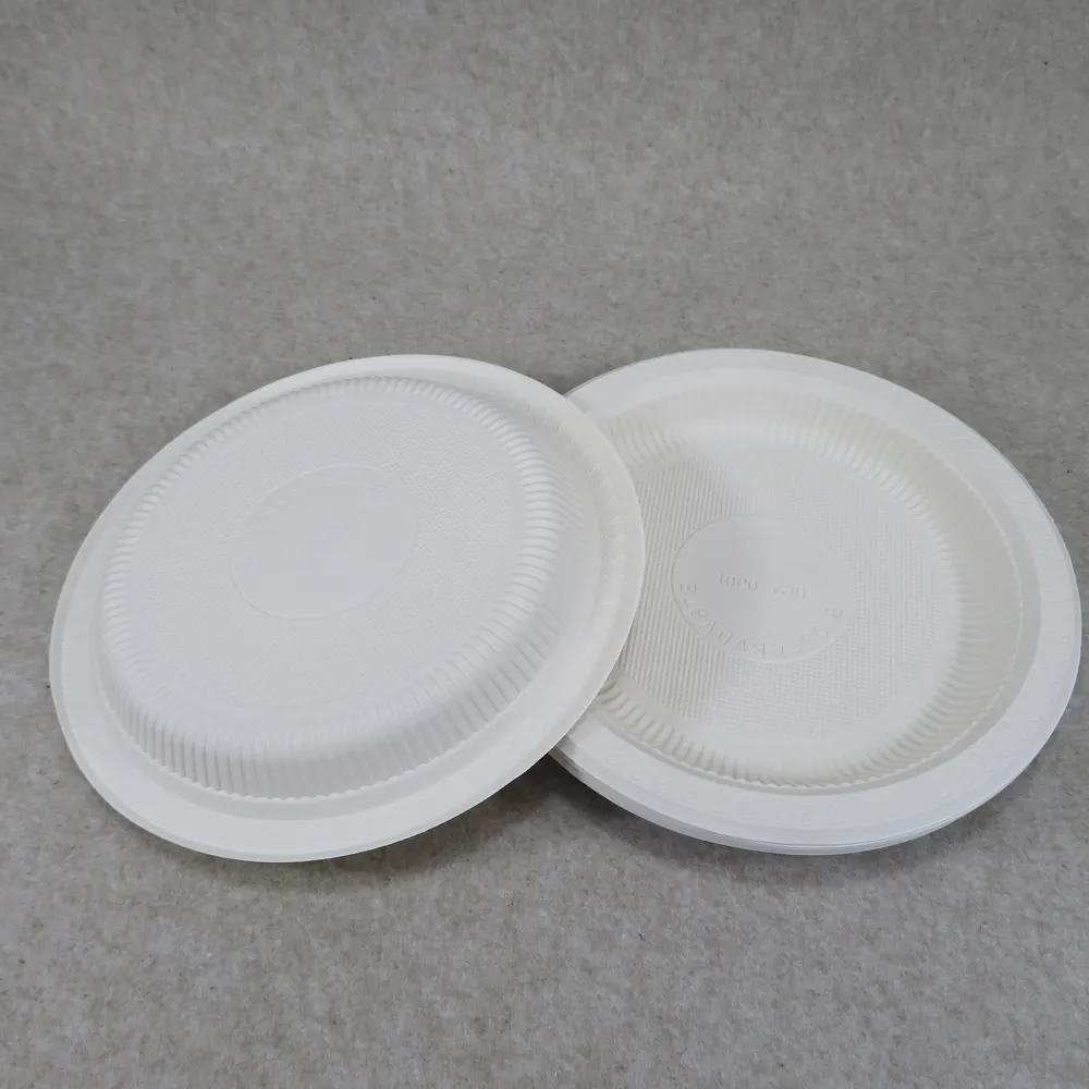BPI मानक 100% Biodegradable Cornstarch के साथ डिस्पोजेबल खाद Tableware कटलरी प्लेटें