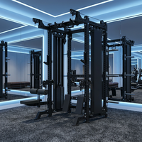Máquina de Poleas Doble con Cable Ajustable para Entrenamiento Funcional, Crossover de Cables Doble para Entrenamiento de Fuerza, Gimnasio en Casa, Fitness