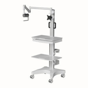 Carrito de entrenamiento móvil Likaymo H1-P, estación de trabajo metálica de altura ajustable para uso en aulas escolares - Product Image 2