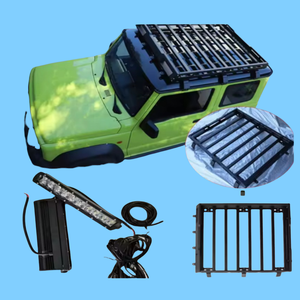 Support de galerie de toit en aluminium Sierra <span class=keywords><strong>Jimny</strong></span> Jb64 Jb74 2018 2019 2020 2021 <span class=keywords><strong>2022</strong></span> 2023 Vente en gros <span class=keywords><strong>Jimny</strong></span> Accessoires <span class=keywords><strong>Accessoire</strong></span> de toit de voiture - Product Image 4