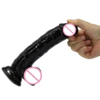 Consolador anal de silicona suave con ventosa para mujer, Juguetes sexuales realistas con correa grande