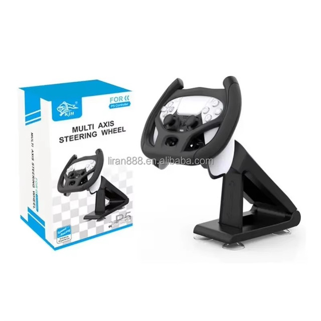 LR Wireless Racing Game Steering Wheel Accessory for Controller (ABS Plastic)