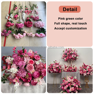 SMOOTH - Oferta Especial: Arreglos Florales de Rosas Grandes de 50 cm, 60 cm, 70 cm y 80 cm, Centros de Mesa para Bodas, Bolas de Flores Artificiales de Seda - Product Image 4