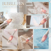 Baguette à bulles électronique LED portable, jouet lumineux automatique pour enfants et adultes, en plastique, pour anniversaire de tout-petit