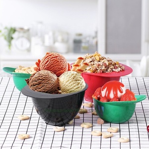 Biểu tượng tùy chỉnh BPA free 240ml 8oz <span class=keywords><strong>Ice</strong></span> <span class=keywords><strong>Cream</strong></span> Bát mũ bóng chày Mũ bảo hiểm hình dạng 600ml bỏng ngô Snack Bát món tráng miệng <span class=keywords><strong>container</strong></span> cho World Cup - Product Image 3