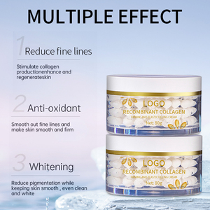 Crème de collagène perlé éclaircissante anti-taches et anti-rides forte et efficace avec du rétinol, du ginseng et de l'arbutine - Vegan et sans paraben - Product Image 3