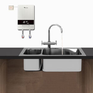 Chauffe-eau instantané sans réservoir 4500W 5000W 5500W, chauffe-eau électrique sans fin en plastique à fixation murale - Product Image 5