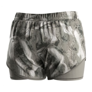 Shorts de sport 2-en-1 multicolores pour femme, séchage rapide, pour la musculation et l'entraînement en salle de sport - Product Image 4