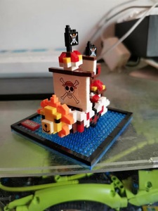 Đồ chơi lắp ráp mô hình tàu Thousand Sunny hoạt hình One Piece mini - Product Image 3