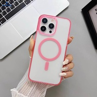 Coque magnétique transparente pour iPhone 17 Pro, coque transparente pour iPhone 17 Pro Max, coque transparente pour Apple iPhone 17 Pro