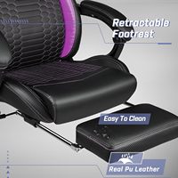 Échantillon Gratuit Chaise de Jeu Inclinable de Luxe Personnalisée pour Bureau à Domicile et Gamers avec Repose-Pieds – Vente en Gros
