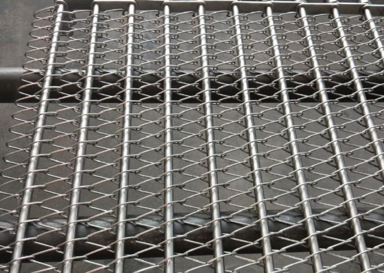 Custom Conventional Weave Stainless Steel Mesh Belt Wire Chain Conveyor