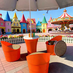 Set Moderno di Tavolo e Sedie in PP per Hotel, Giardino e Uso in <span class=keywords><strong>Spiaggia</strong></span> - Product Image 5