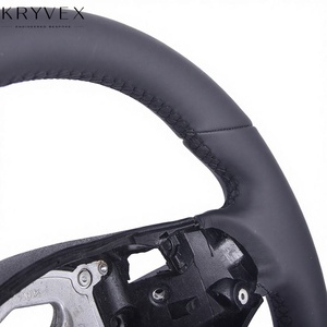 <span class=keywords><strong>Volante</strong></span> Deportivo Kryvex de Cuero y Fibra de Carbono Forjado con LED para E46 E90 E38 E39 E83 E60 E70 E71 E72 E53 E89 E92 - Product Image 2