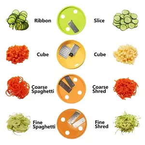Nuovo <span class=keywords><strong>7</strong></span> in <span class=keywords><strong>1</strong></span> Selettore Rotante di Verdure affettatrice Cucina affettatrice di verdure taglierina - Product Image 4