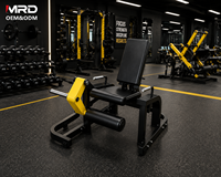 Machine d'extension des jambes assise à charge libre pour entraînement des quadriceps, équipement de fitness pour la musculation des jambes