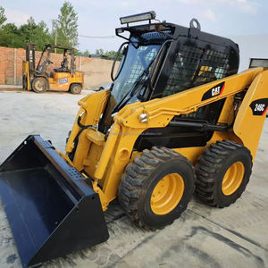 รถตักล้อยางขนาดเล็ก Cat246C รุ่นปี 2021 น้ำหนัก 10 ตัน สภาพดี พร้อมเครื่องยนต์ เกียร์ ปั๊ม และลูกปืน - Product Image 1