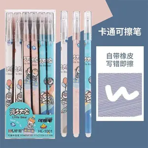 0.5mm Good write articoli di cancelleria per la scuola Kawaii Space theme penne a sfera cancellabili elegante set di cancelleria per penna gel all'ingrosso