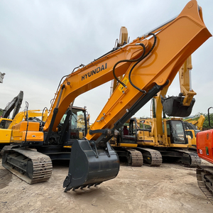 Excavadora de cadenas Hyundai 220LC-9S amarilla, equipo de construcción hidráulico de alta resistencia, capacidad de cazo de 1.2m, 107kW, alta capacidad de excavación - Product Image 2