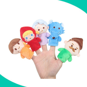 Tùy Chỉnh Hình Dạng Động Vật Figger Con Rối Đồ Chơi Sang Trọng Trẻ Em Quà Tặng Thú Nhồi Bông Động Vật Mềm Vịt Con Rối Ngón Tay - Product Image 3