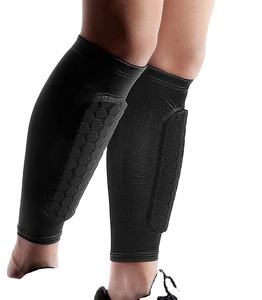 Protège-tibias souples en gros, chaussettes de football, protection des jambes, coussinets de sécurité pour les pieds - Product Image 1