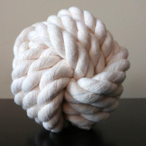 Premium QualityLarge <b>Ball</b> // All Natural Cotton Rope <b>Dog</b> Toy - Product Image 1