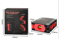 Règle horizontale pliante multifonctionnelle multi-angle haute précision avec règle d'équilibre magnétique jauge pour le travail du bois